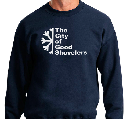 Crewneck Sweatshirt, Navy (50% cotton, 50% polyester)