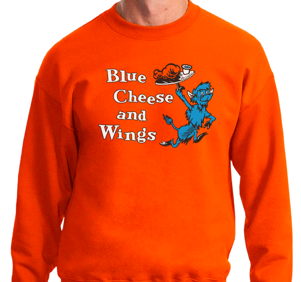 Crewneck Sweatshirt, Orange (50% cotton, 50% polyester)