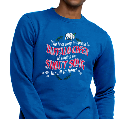 Crewneck Sweatshirt, Royal (50% cotton, 50% polyester)