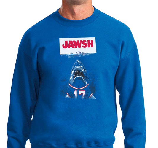 Crewneck Sweatshirt, Royal (50% cotton, 50% polyester)