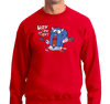 Crewneck Sweatshirt, Ketchup (50% cotton, 50% polyester)