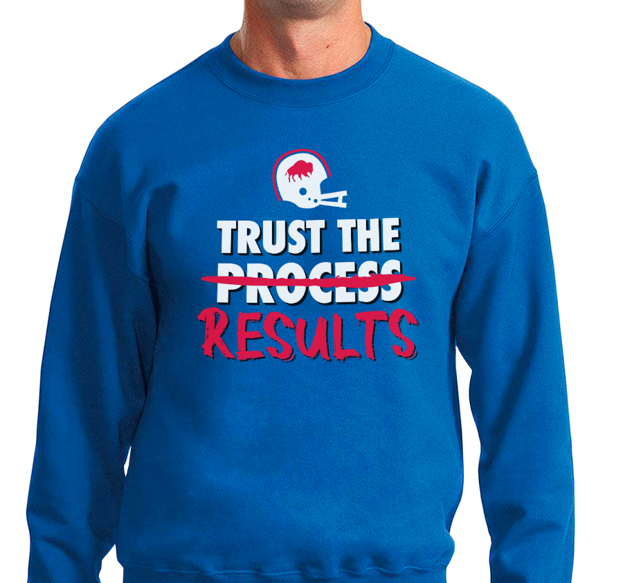 Crewneck Sweatshirt, Royal (50% cotton, 50% polyester)