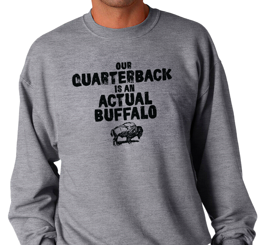 Crewneck Sweatshirt, Sport Gray (50% cotton, 50% polyester)