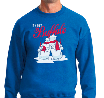 Crewneck Sweatshirt, Royal (50% cotton, 50% polyester)