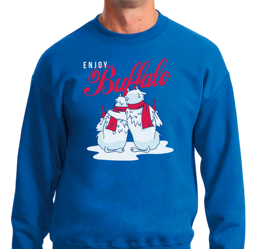 Crewneck Sweatshirt, Royal (50% cotton, 50% polyester)