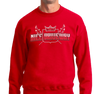 Crewneck Sweatshirt, Red ("Polish for a Day" version), 50% cotton, 50% polyester