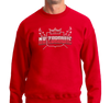 Crewneck Sweatshirt, Red (Polish version), 50% cotton, 50% polyester