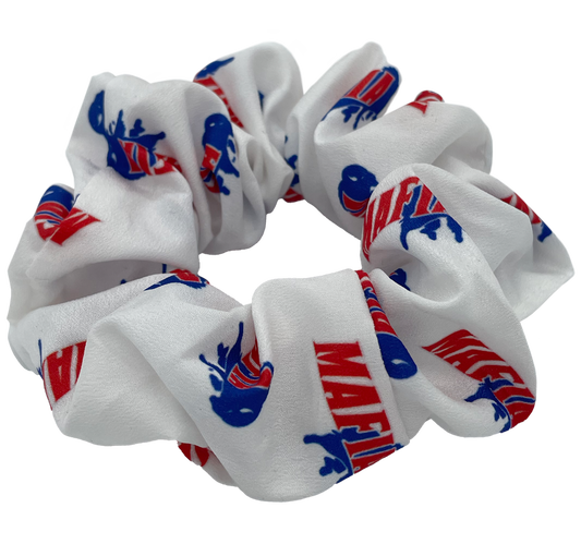 MAFIA Gear "Classic" White Scrunchie