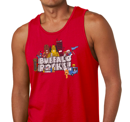 Unisex Tank Top, Red (100% cotton)