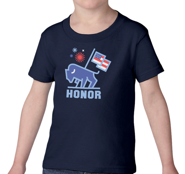 Toddler T-Shirt, Navy (100% cotton)