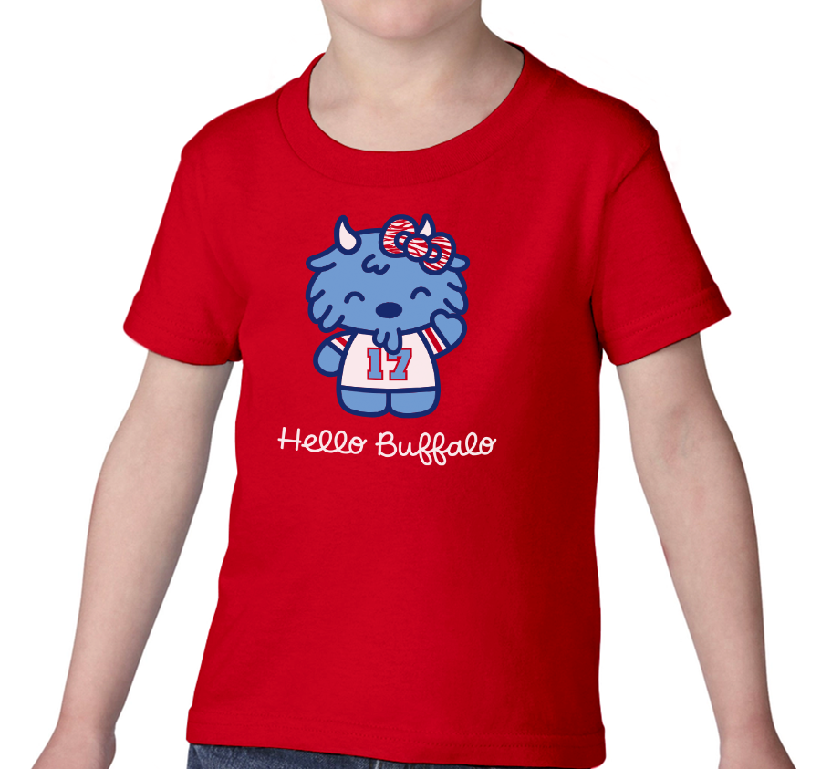 Toddler T-Shirt, Red (100% cotton)