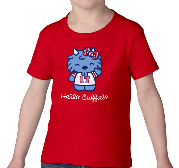 Toddler T-Shirt, Red (100% cotton)