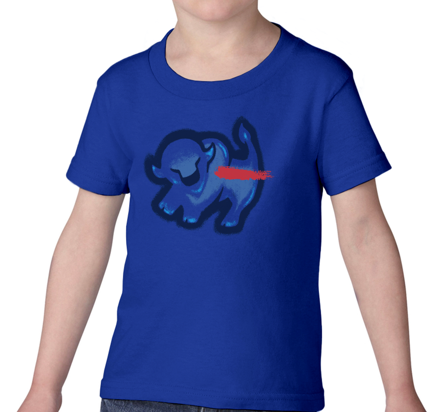 Toddler T-Shirt, Royal (100% cotton)