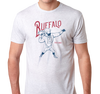 Tri-Blend T-Shirt, Heather White (50% cotton, 25% polyester, 25% rayon)