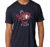 Tri-Blend T-Shirt, Vintage Navy (50% polyester, 25% cotton, 25% rayon)