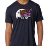 Tri-Blend T-Shirt, Vintage Navy (50% cotton, 25% polyester, 25% rayon)