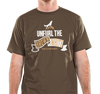 Unisex T-Shirt, Brown (100% cotton)