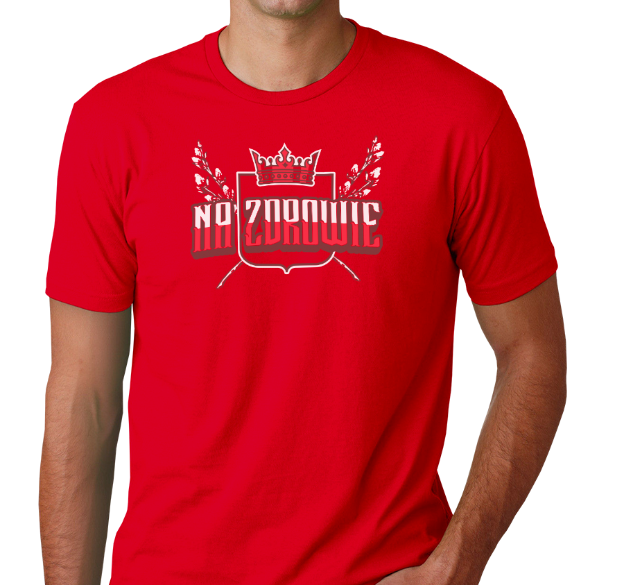 Unisex T-Shirt, Red (Polish version), 100% cotton