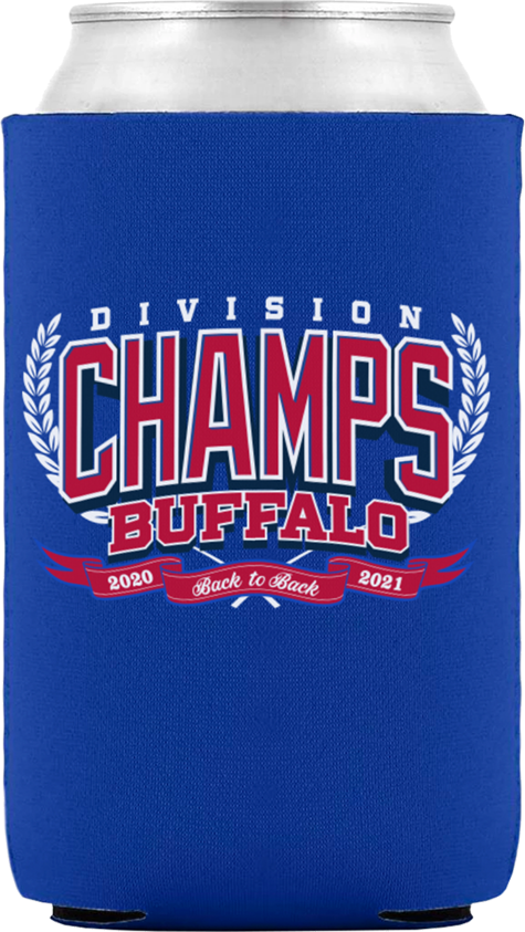 Order both "Division Crusher" and "Back to Back Division Champs" and receive a FREE commemorative "Division Champs" foam can cooler!