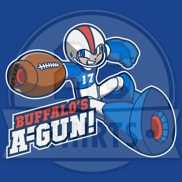 Buffalo Vol. 8, Shirt 18: "Buffalo's A-Gun"