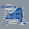 Vol. 12, Shirt 1: "NYS Football Map"