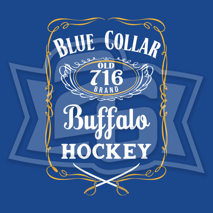 "Blue Collar Hockey" Premium Garment-Dyed Heavyweight T-Shirt