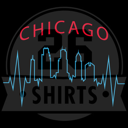 "Heartbeat" Chicago Ladies T-Shirt