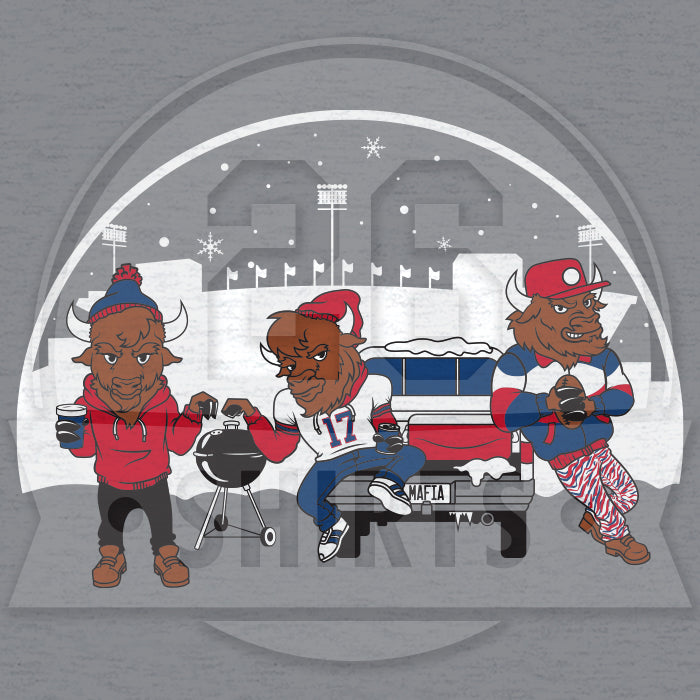 "Buffalo Tailgate" Ladies T-Shirt