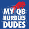 Vol. 12, Shirt 12: "My QB Hurdles Dudes"