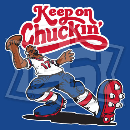 "Keep On Chuckin'" Sweatshirt Hoody