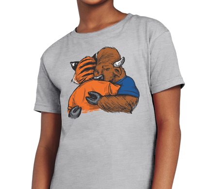 Youth T-Shirt, Heather Gray (90% cotton, 10% polyester)