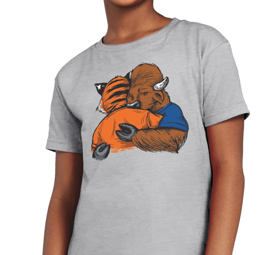 Youth T-Shirt, Heather Gray (90% cotton, 10% polyester)