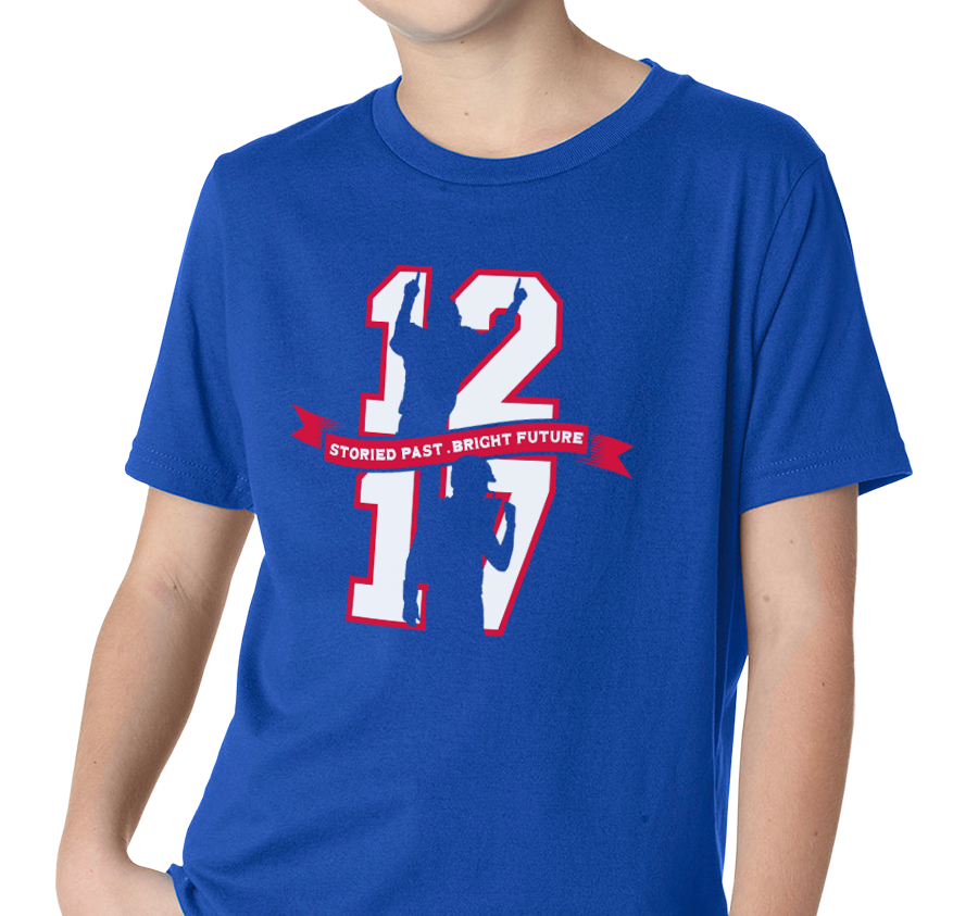 Youth T-Shirt, Royal (100% cotton)