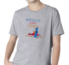 Youth T-Shirt, Heather Gray (90% cotton, 10% polyester)