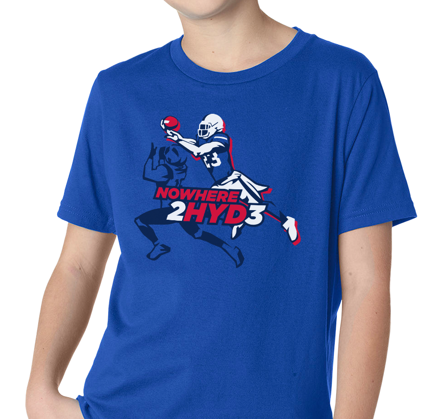 Youth T-Shirt, Royal (100% cotton)