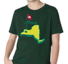Youth T-Shirt, Forest Green, Full Size Print (100% cotton)Youth T-Shirt, Forest Green (100% cotton)