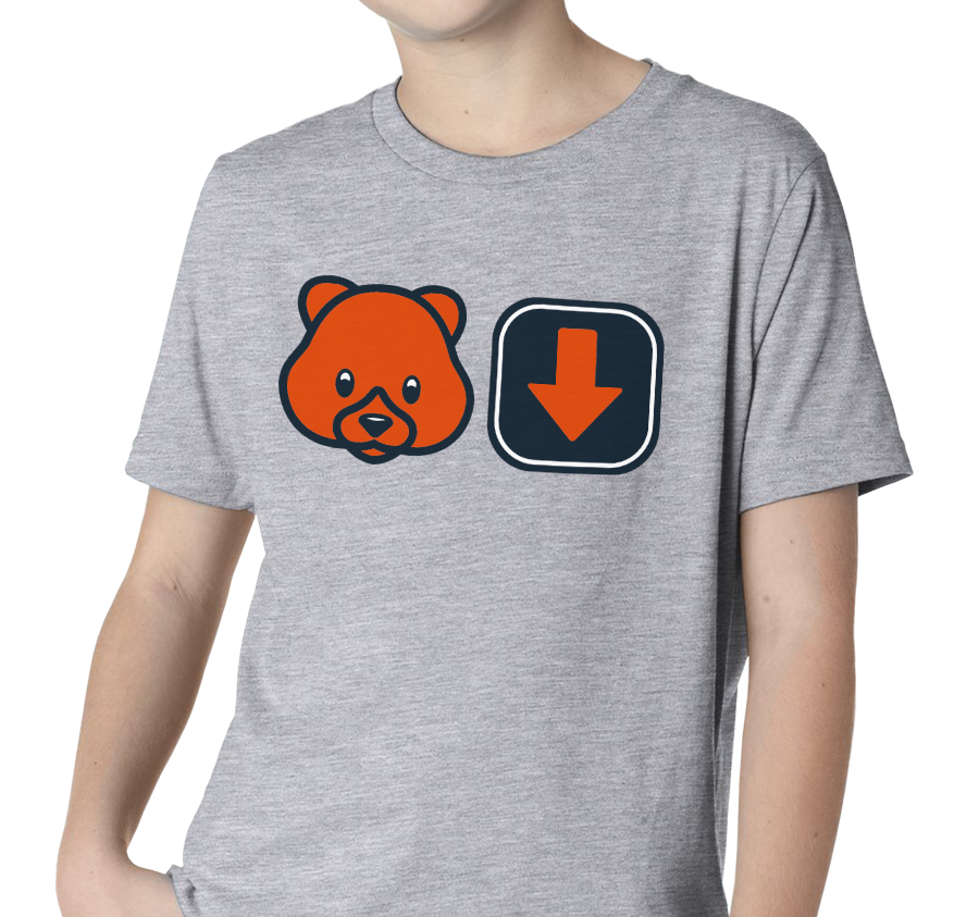 Youth T-Shirt, Heather Gray (90% cotton, 10% polyester)