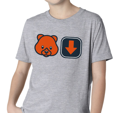 Youth T-Shirt, Heather Gray (90% cotton, 10% polyester)