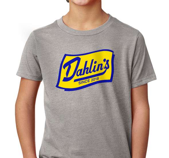 Youth T-Shirt, Dark Heather Gray (60% cotton, 40% polyester)