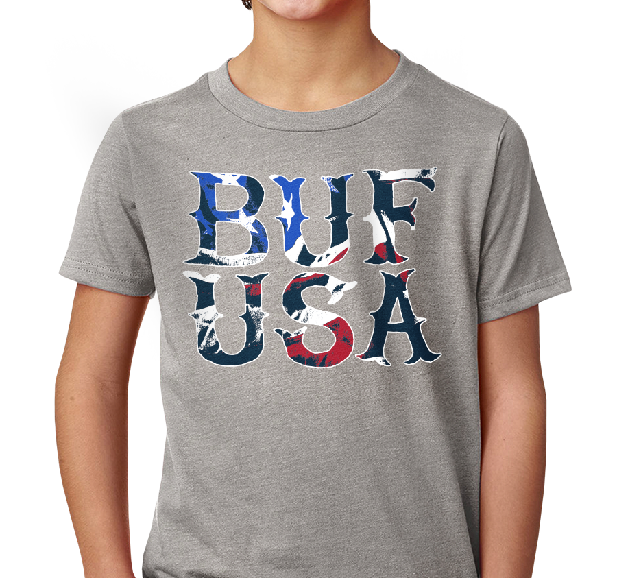 Youth T-Shirt, Dark Heather Gray (60% cotton, 40% polyester)