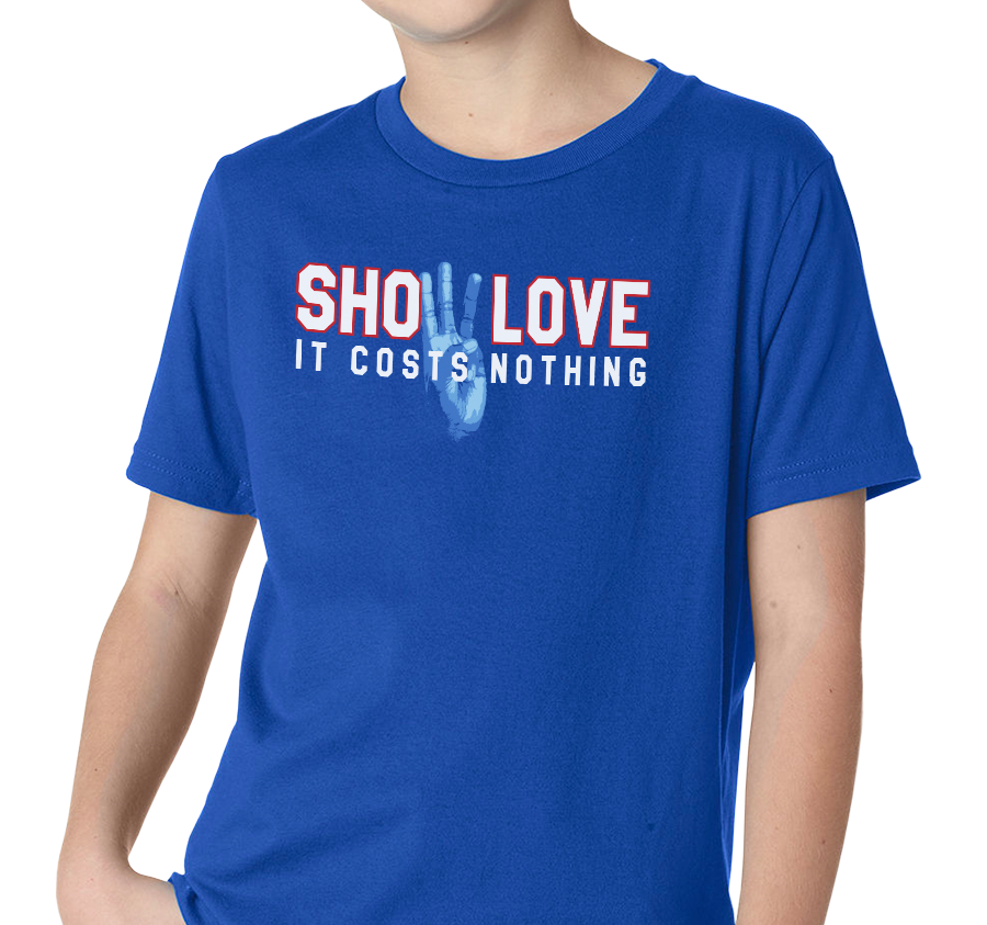 Youth T-Shirt, Royal (100% cotton)