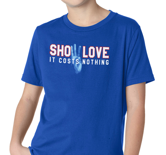 Youth T-Shirt, Royal (100% cotton)