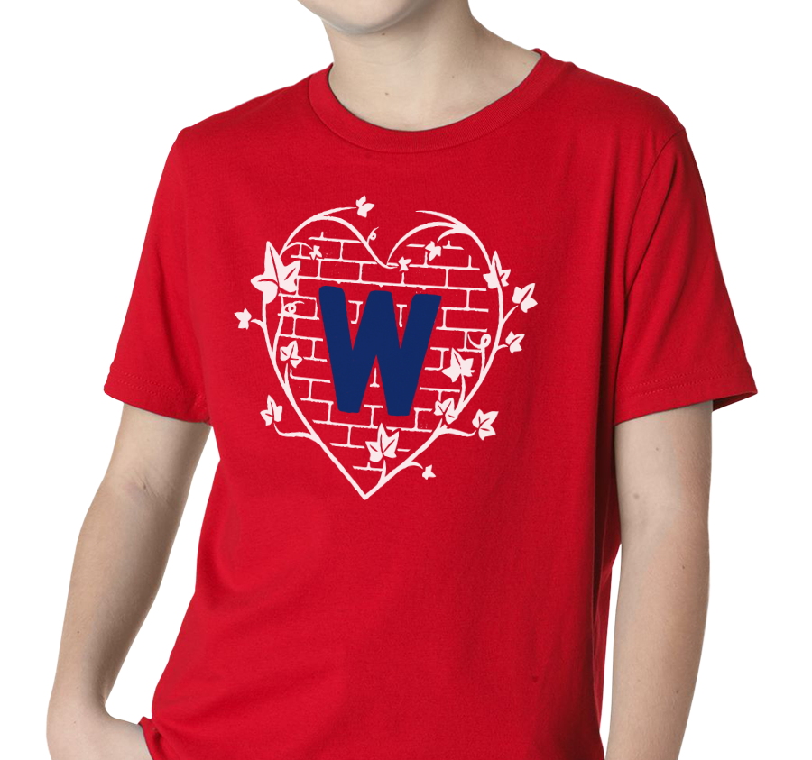 Youth T-Shirt, Red (100% cotton)