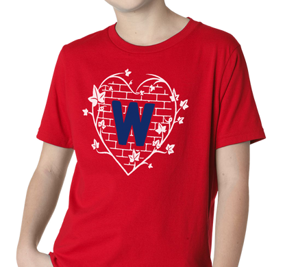 Youth T-Shirt, Red (100% cotton)