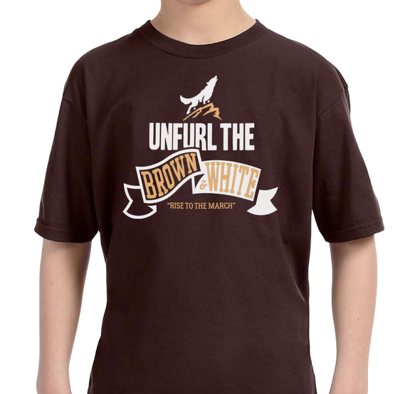 Youth T-Shirt, Brown (100% cotton)
