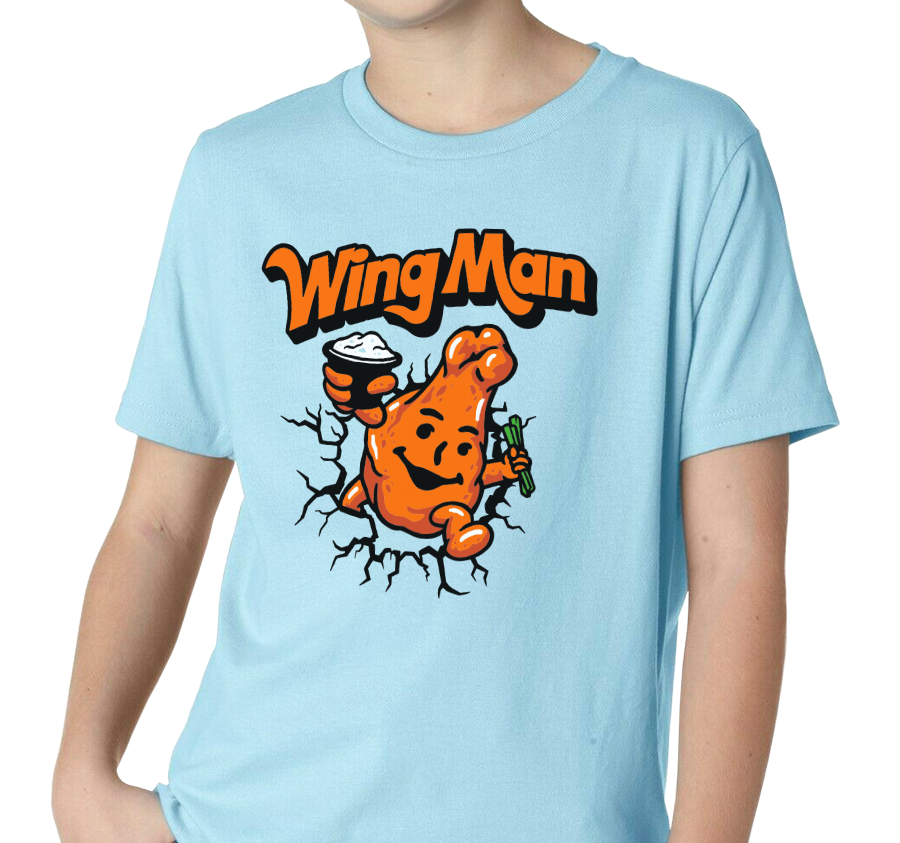 Youth T-Shirt, Light Blue (100% cotton)