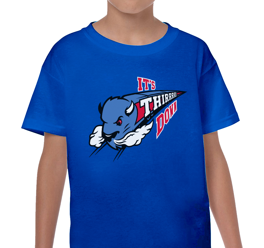 Youth T-Shirt, Royal (100% cotton)