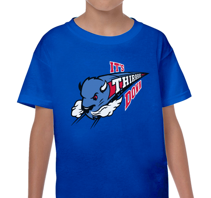 Youth T-Shirt, Royal (100% cotton)
