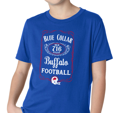 Youth T-Shirt, Royal (100% cotton)