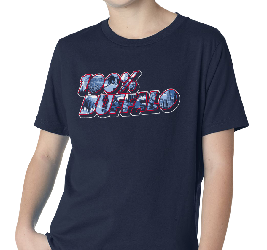 Youth T-Shirt, Navy (100% cotton)